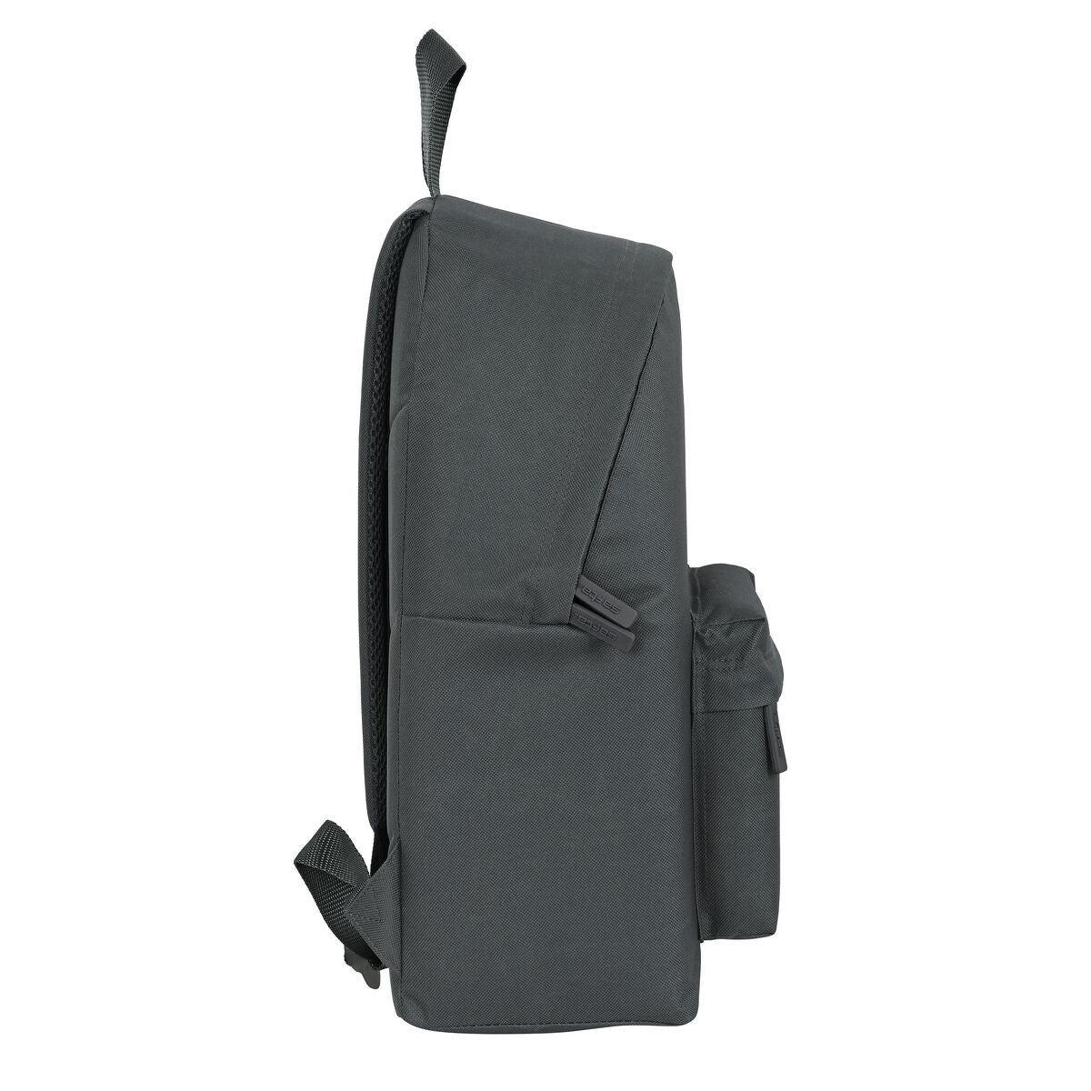 Skoletaske Safta   33 x 42 x 15 cm Grå