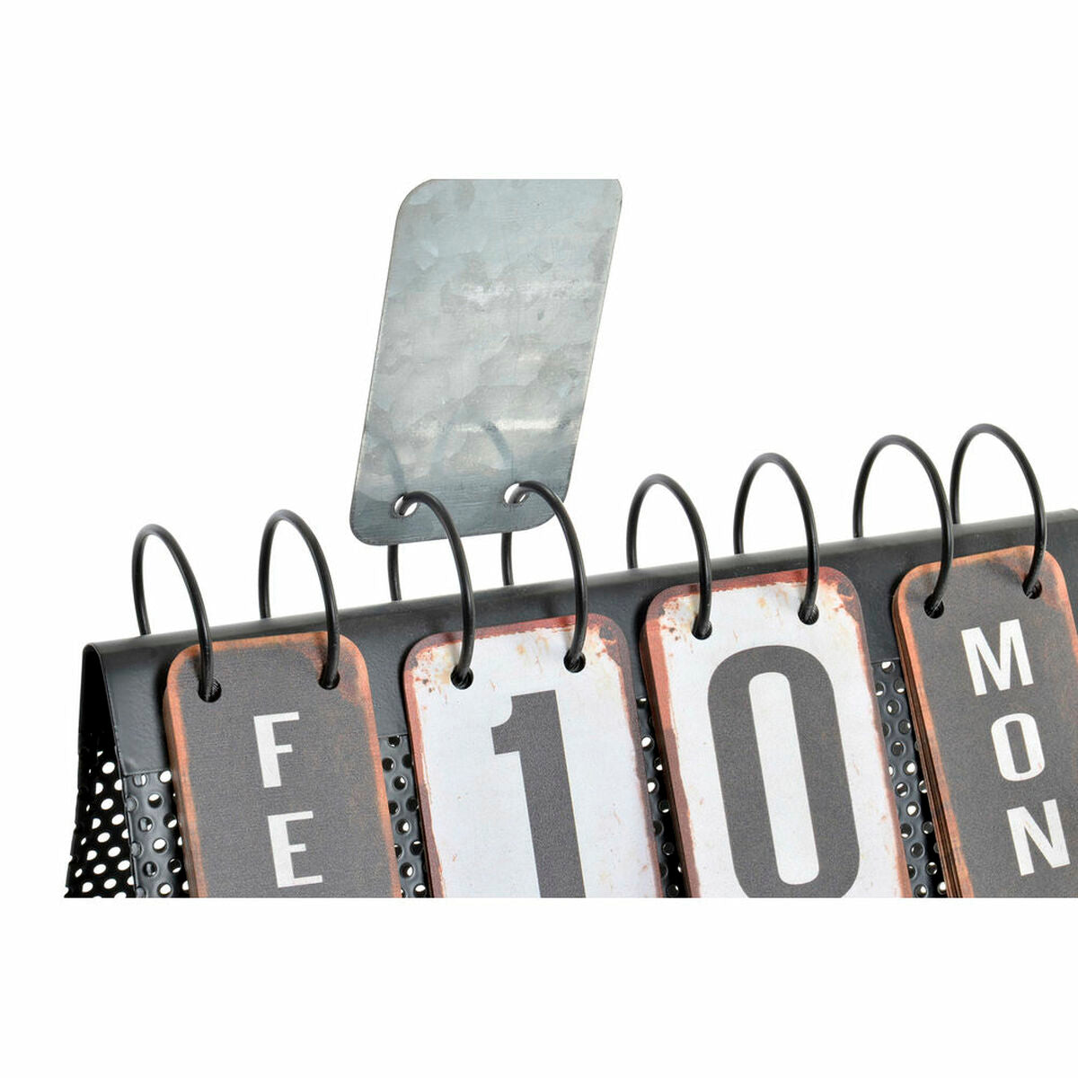 Skrivebordskalender DKD Home Decor Hvid Sort 34 x 13 x 21 cm